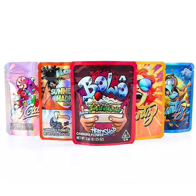 Quousque productio cycli ad morem sacculos Mylar cum logos utendo digitali excudendo?