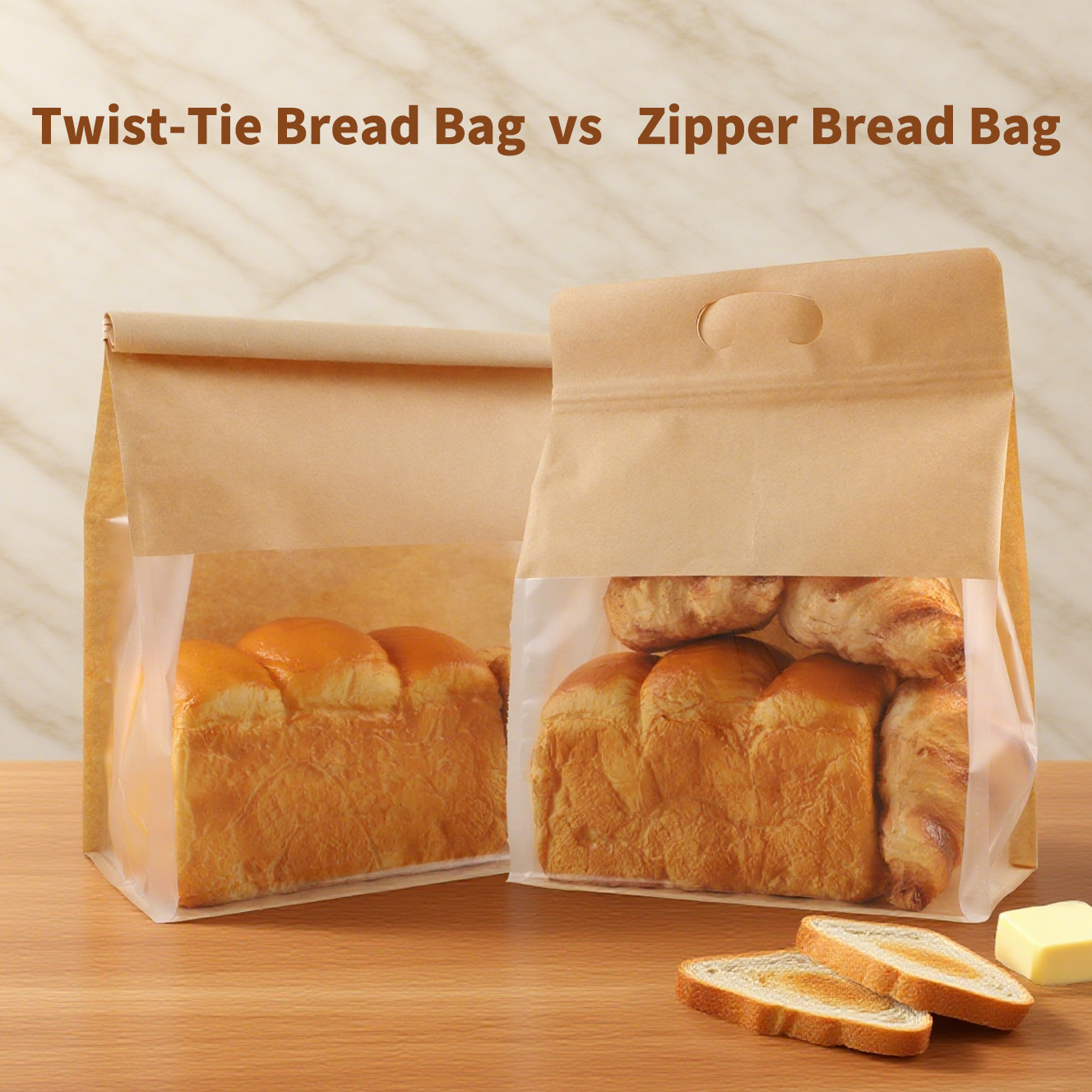 कौन सा बेहतर है: ट्विस्ट-टाई ब्रेड बैग या ज़िपर ब्रेड बैग?